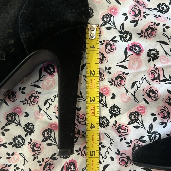 Fergie Destiny Black Suede Over The Knee Boots - Picture 6 of 9